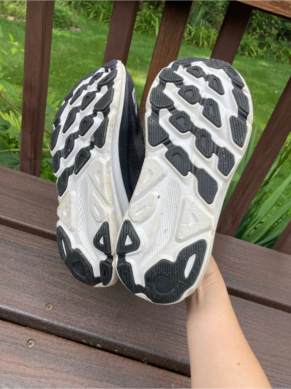 Hoka Clifton 9 Running Shoes for Women Black/White Size 8 B Sneakers - Picture 12 of 12